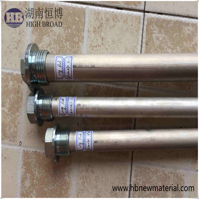 Varilla de ánodo de magnesio de 32 pulgadas con rosca BSP BSPT NPT 3/4" Certificada ISO9001:2008 para calentadores de agua