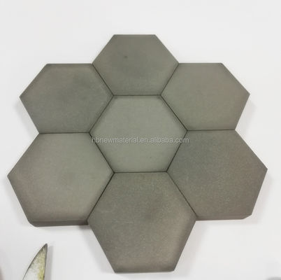 Placa de carburo de silicio para uso industrial con densidad de 3,15 g/cm3 en tamaños 50x50 y 100x100