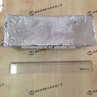 Lingote de aleación de tierras raras de aluminio AlW5% para refinación de grano y aplicaciones de aviación