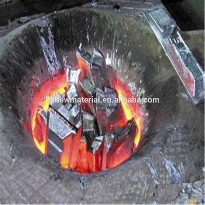 Aleación madre de tierras raras de aluminio AlTi5B1RE10 con 10% de contenido de tierras raras para refinación de grano y alta tasa de absorción en forma de lingote