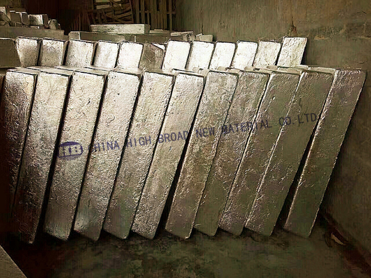 Aluminio de aluminio del lingote de la aleación principal AlY10 del itrio con el metal del itrio