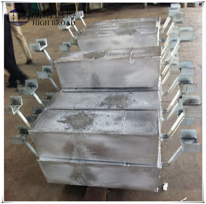 Paquete de relleno de ánodo de sacrificio de aluminio para tuberías subterráneas de 1200 mm y 25 kg de aleación Al-Zn-In para protección catódica enterrada