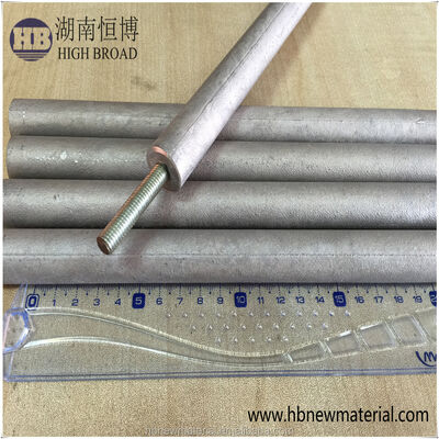 Varilla de ánodo de aleación de zinc de aluminio para calentadores de agua - Anodo sacrificial resistente a la corrosión con opciones de tamaño personalizadas