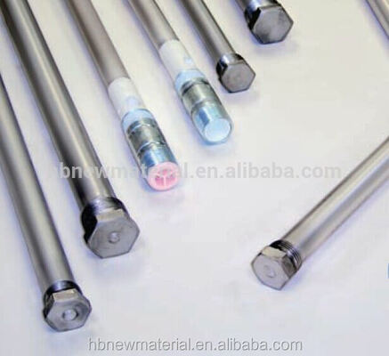 Núcleo de aluminio ligero Varilla de ánodo de magnesio 33 pulgadas 0,75 pulgadas de diámetro para sistemas de agua de precisión aeroespacial