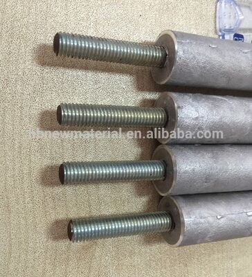 Triple Pack de Magnesio Rodos de Anodo 45 pulgadas 3/4 NPT Kit de mantenimiento del calentador de agua con llave de Teflón