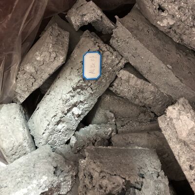 Lingote de aleación maestra de aluminio y niobio (AlNb) con contenido de Nb del 5-20% para refinamiento de grano