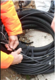 Anodo lineal MMO con doble punto entrelazado resistente a los ácidos con chaqueta con resistencia al pH de 2 a 12 y resistencia a la tracción de 500 N