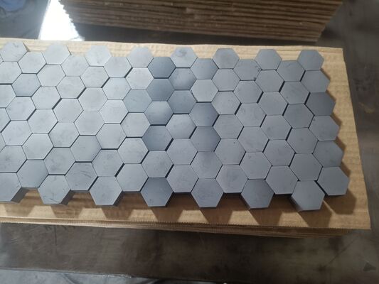 Silicon Carbide Aramid Composite Ballistic Protection Plate with NIJ Level III Ceramic Strike Face in 250x300mm Size