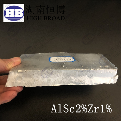 Aluminio escándido Zirconio AlSc2Zr1 Master Alloys de aluminio para fundiciones metalúrgicas de metal de aluminio