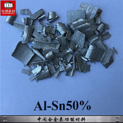 Virutas de aleación maestra de aluminio y estaño AlSn50% para refinamiento de grano y propiedades mejoradas de aleaciones de aluminio