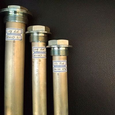 25 mm de aleación de aluminio de anodo de trabajo pesado 1 NPT 1200 mm de protección a gran escala para caldera industrial