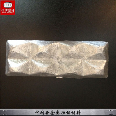 Alta pureza de aleación principal de aluminio AlSb 10% de antimonio para el refinado de granos