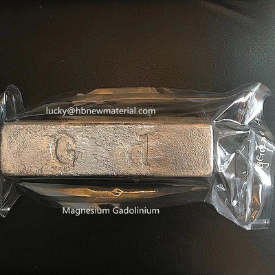 Aleación MgGd25 MgGd30 del gadolinio del magnesio para mejorar propiedades físicas del producto del magnesio