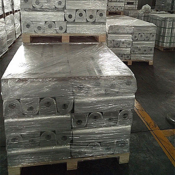 Ánodo de sacrificio de aluminio para condensador, tipo disco, diámetro 200 mm, rosca M20, aleación Al-Zn-In de 8 kg, protección de sistema de refrigeración