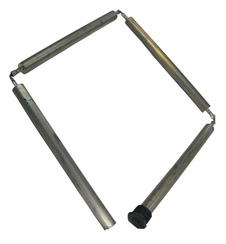 Diseño de anodo compacto de aleación de aluminio de 19 mm 3/4 NPT 450 mm para un condensador compacto