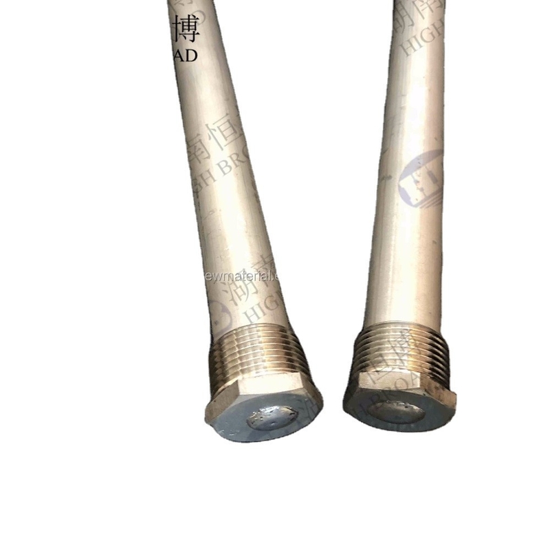 Varillas de ánodo de magnesio de núcleo de hierro galvanizado para calentadores de agua de autocaravanas de AO Smith