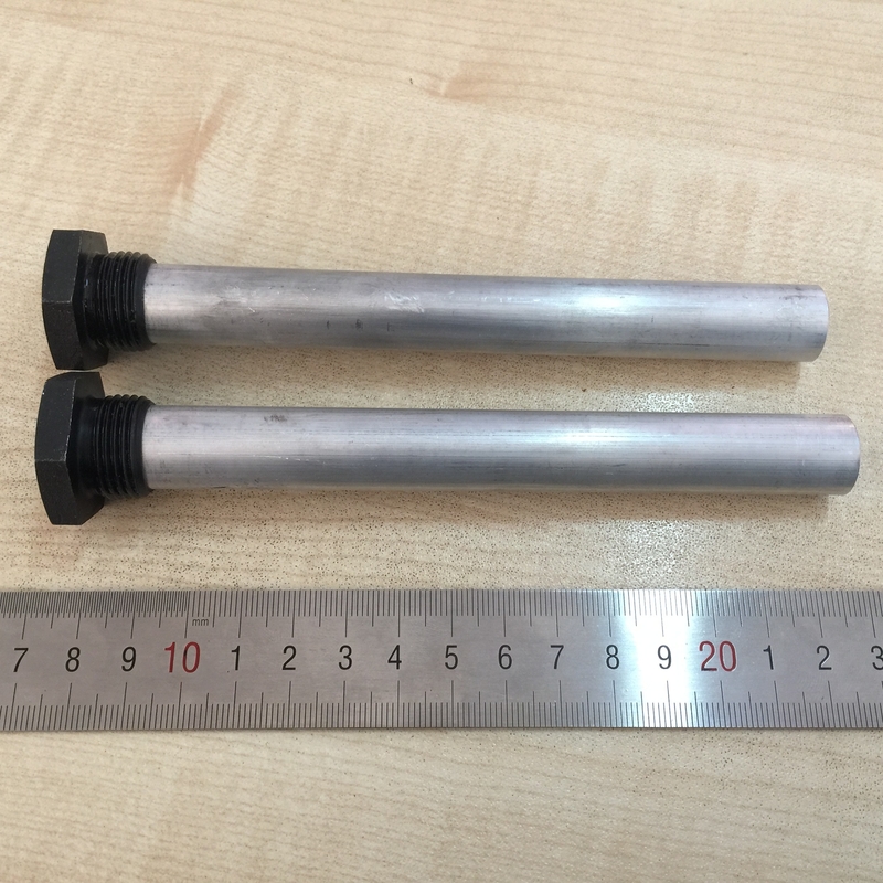 Calentador de agua solar comercial Varillas de ánodo de magnesio Resistencia a la corrosión Tipo de tornillo NPT