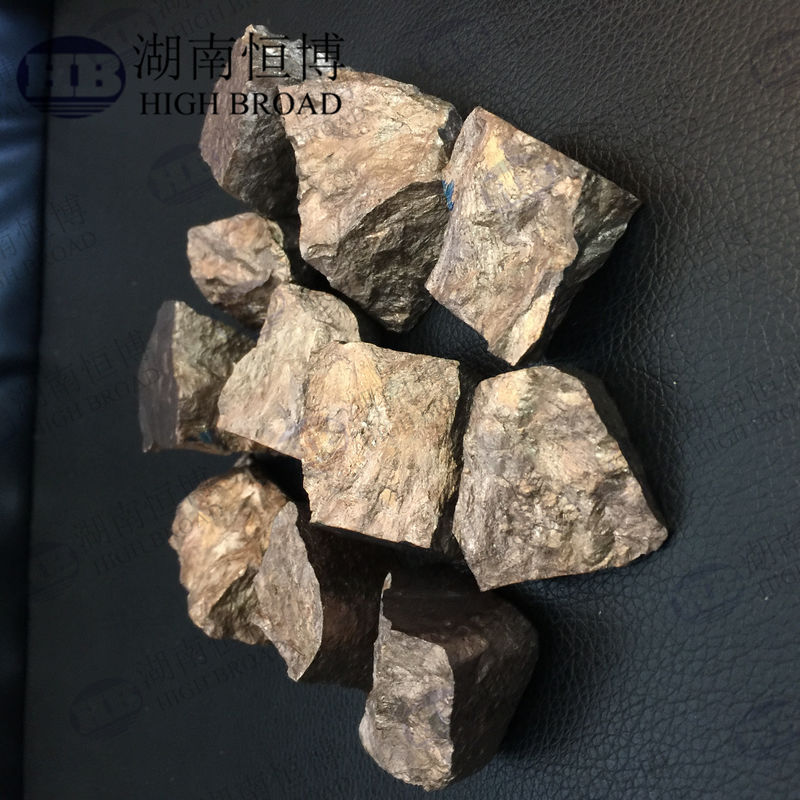 CuMn15 aleación maestra de manganeso con un contenido de 14,0-16,0% de manganeso para el refino de granos de aluminio de alta pureza