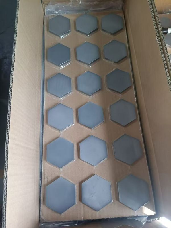 Placa de cerámica balística cuadrada de resistencia química con chaleco de carburo de silicio y carburo de boro