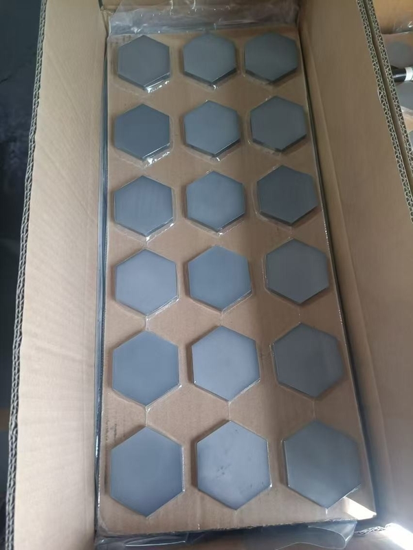 Placa de cerámica balística cuadrada de resistencia química con chaleco de carburo de silicio y carburo de boro