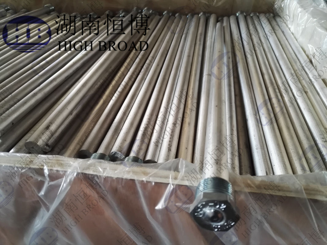 Varilla de ánodo de magnesio con longitud de 44 pulgadas y diámetro de 0,84 pulgadas