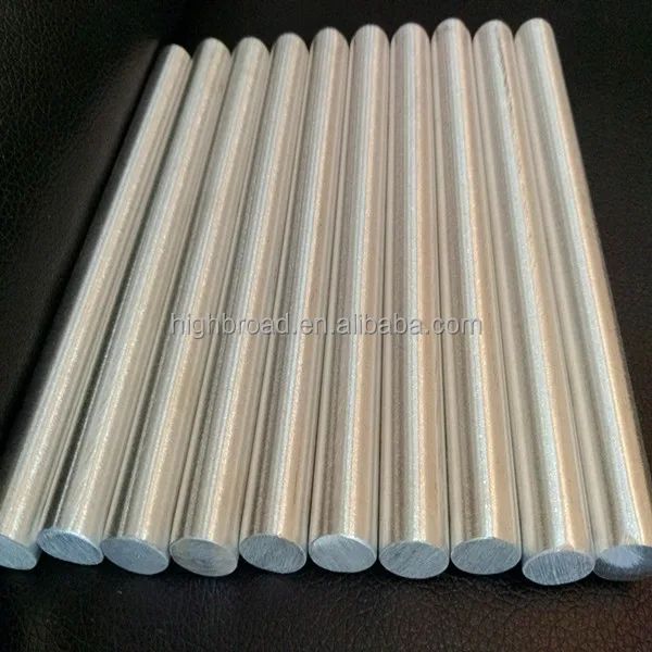 Barra Sólida Redonda de Aleación de Magnesio HB-RB-20 AZ61A Diámetro 20mm para Soporte de Asiento de Riel