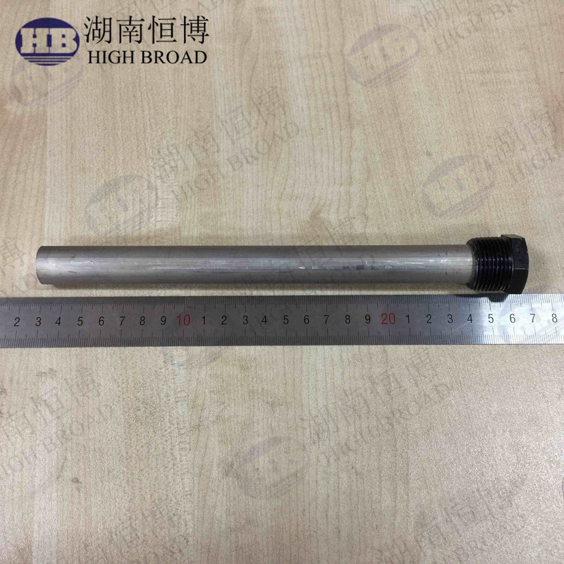 Diámetro de 16 mm Calentador de agua solar Varillas de ánodo para tanques de acero Alta resistencia a la tracción
