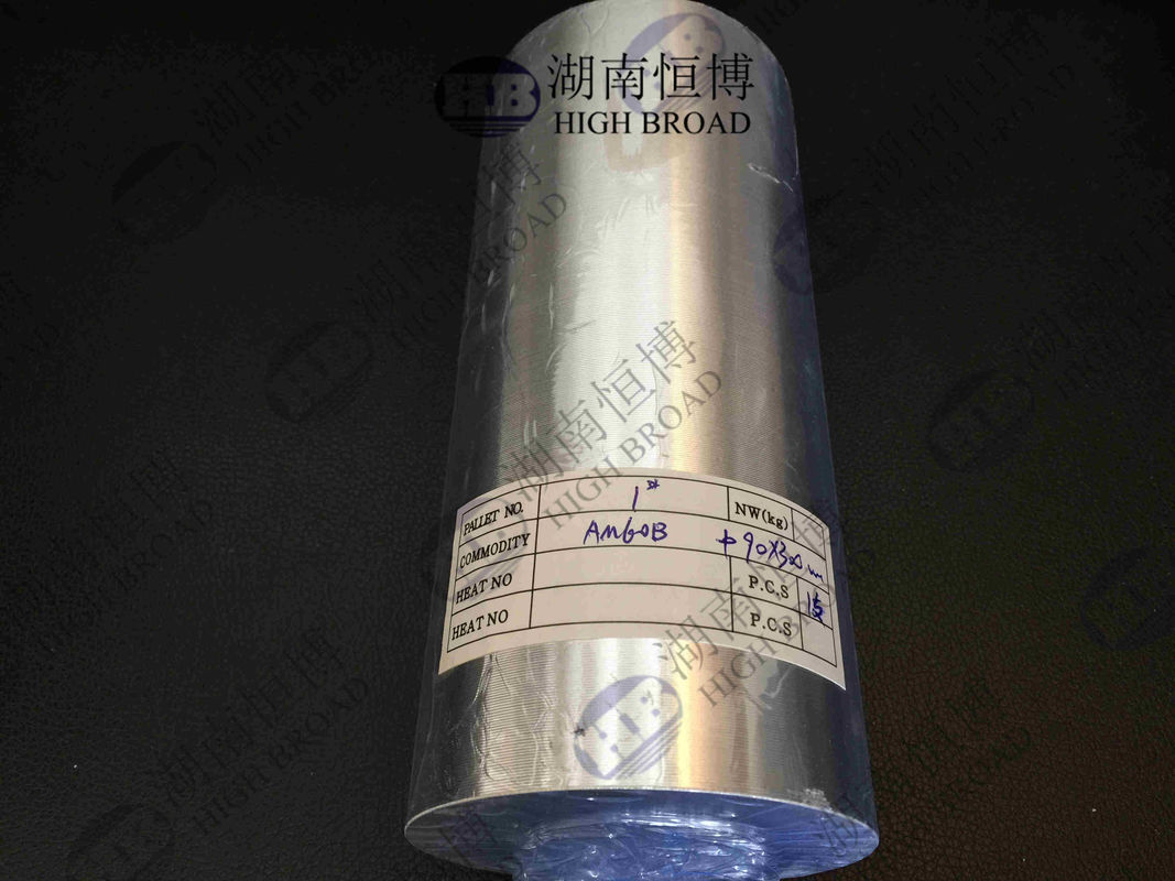 Barra Sólida Redonda de Aleación de Magnesio HB-RB-25 AZ31B Diámetro 25mm para Mango de Equipo Médico