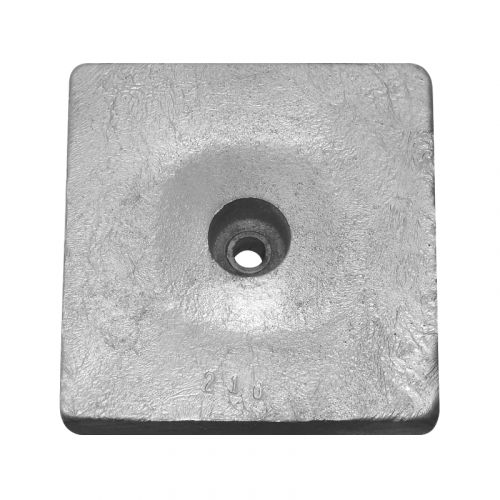 Anodos de sacrificio revestidos de superficie de plata para la prevención efectiva de la corrosión en ambientes hostiles
