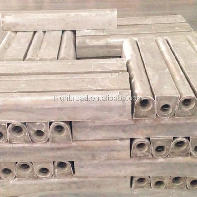 Anodos de sacrificio de vida personalizados ventaja y protección para tuberías subterráneas de suelo