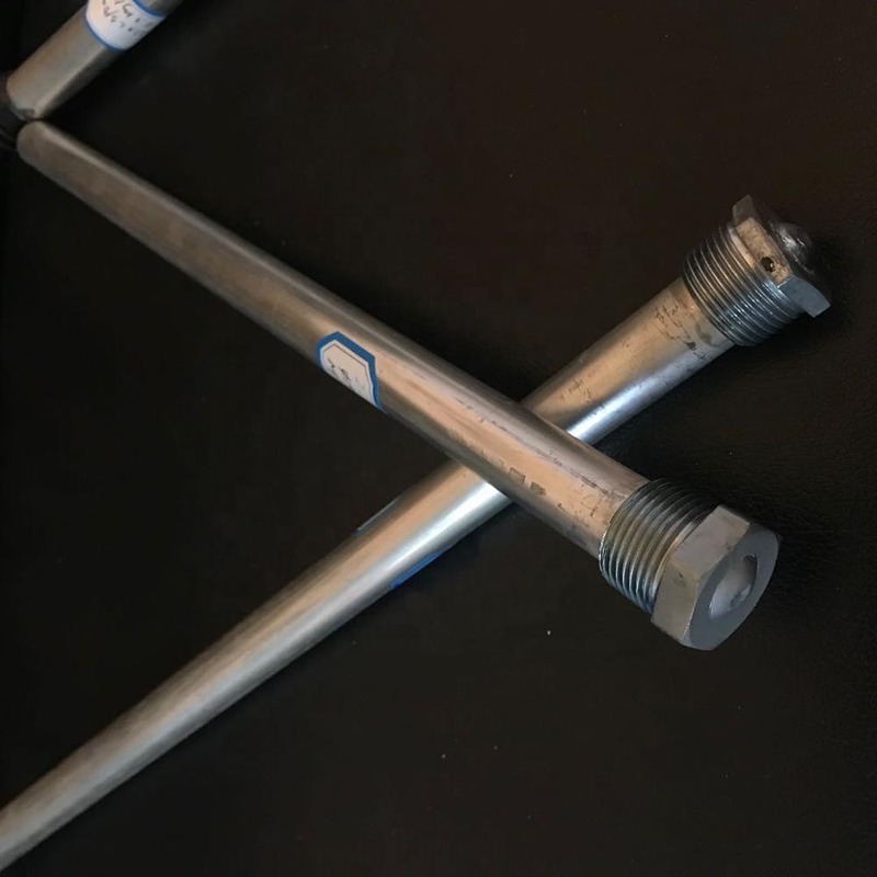19 mm de aleación de zinc de enlace flexible de vara de ánodo 3/4 NPT 900 mm de protección anti-olor para el sistema de condensador