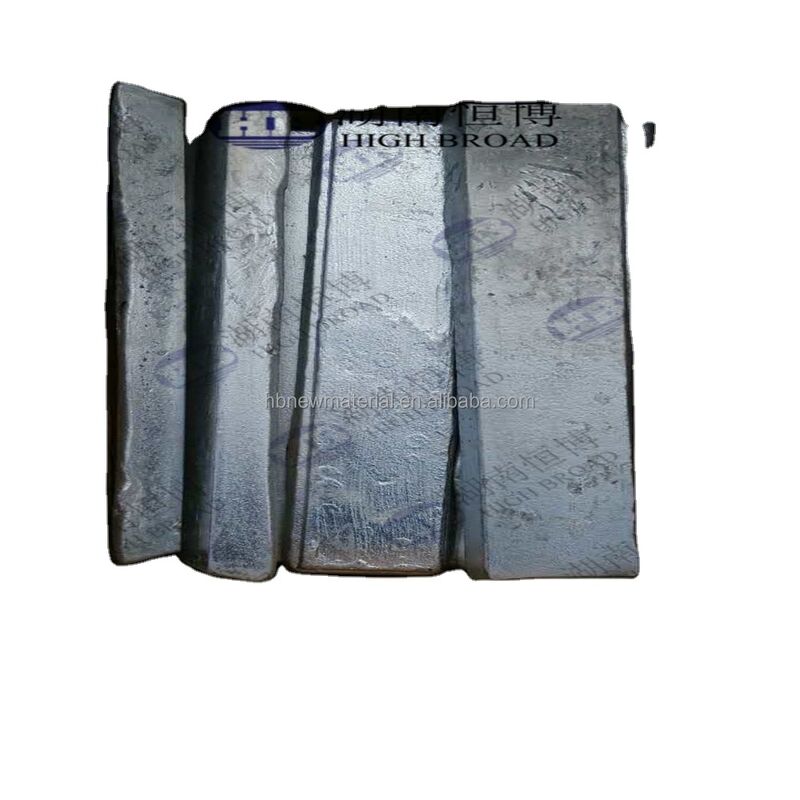 Ingota de aleación de aluminio berílio maestra con 3-5% para refinamiento de granos y mejora de las propiedades mecánicas