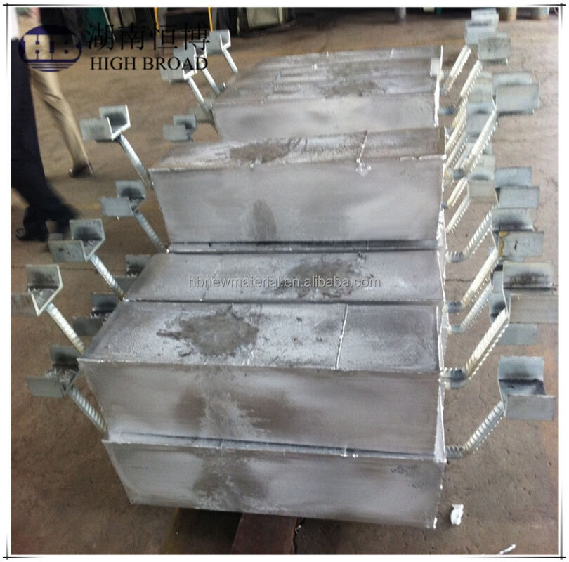 Paquete de relleno de ánodo de sacrificio de aluminio para tuberías subterráneas de 1200 mm y 25 kg de aleación Al-Zn-In para protección catódica enterrada