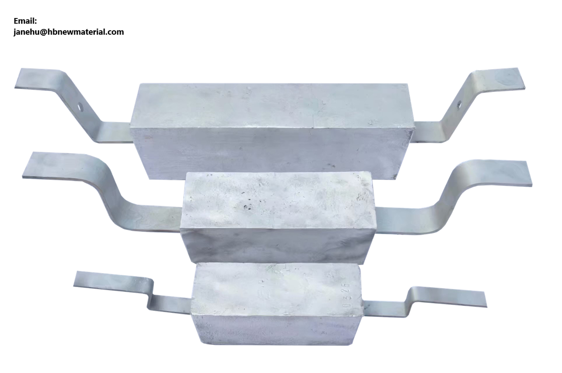 Anodo sacrificial de aleación de aluminio-zinco-índio de alta capacidad para aplicaciones de agua de mar a suelo húmedo