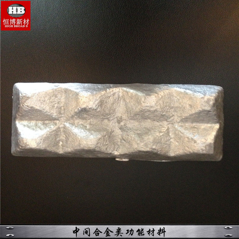 Alta pureza de aleación principal de aluminio AlSb 10% de antimonio para el refinado de granos
